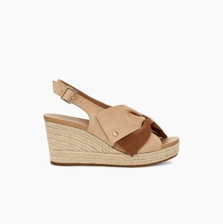 UGG Ysidra Beige Sandals for Women (EYTS78354)